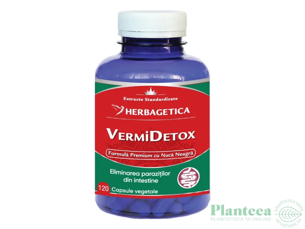 VermiDetox [antiparazitar] 120cps - HERBAGETICA