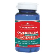 Quercetin ImunoSuport C Zn D3 60cps - HERBAGETICA