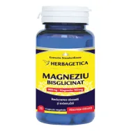 Magneziu bisglicinat 900mg 30cp - HERBAGETICA