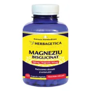 Magneziu bisglicinat 900mg 120cp - HERBAGETICA