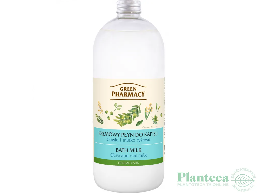 Spumant baite lapte_orez ulei masline 1L - GREEN PHARMACY