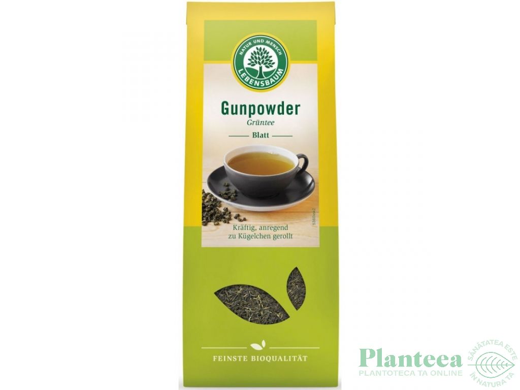 Ceai verde gunpowder eco 100g - LEBENSBAUM