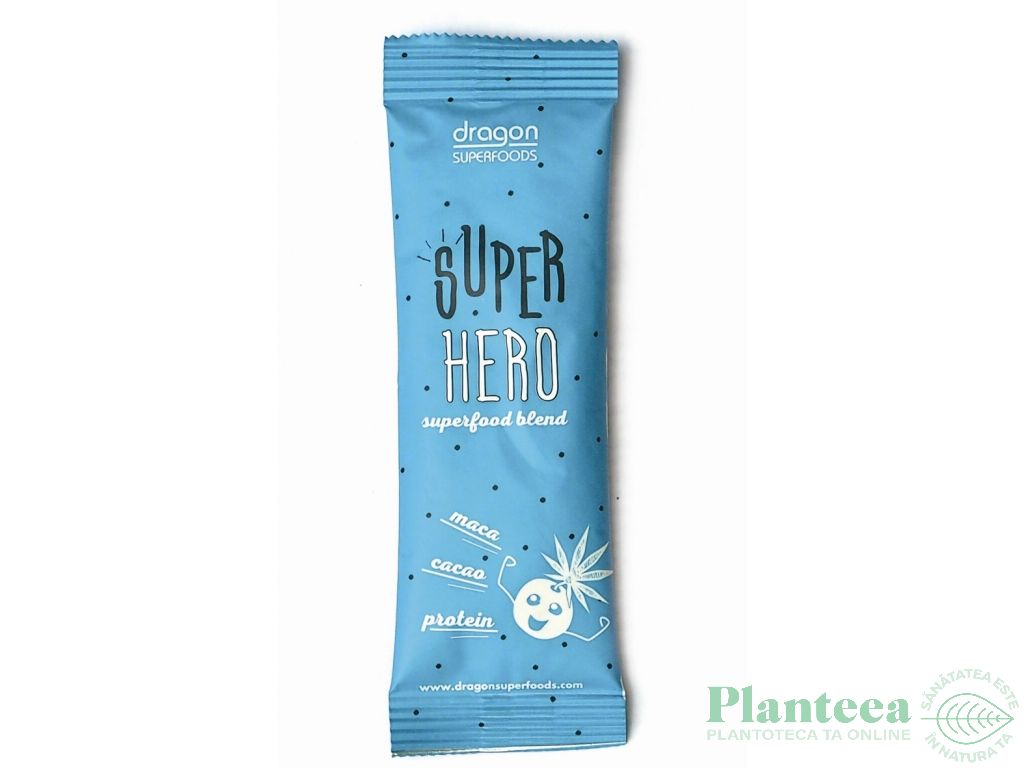 Pulbere mix super hero raw bio 13g - DRAGON SUPERFOODS