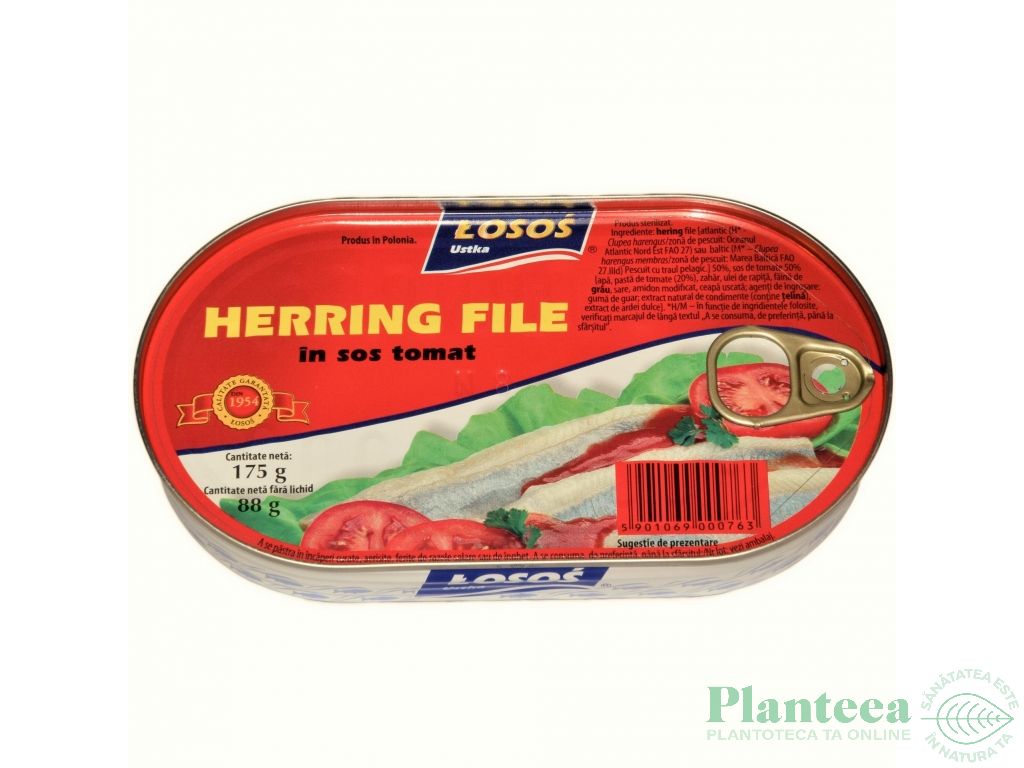 Hering file in sos tomat 175g - LOSOS