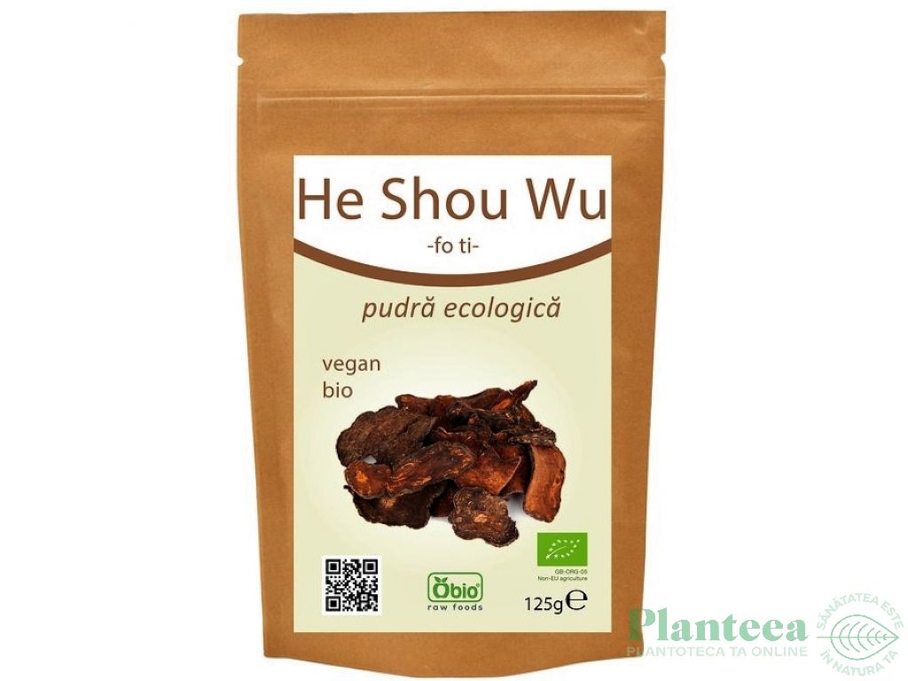 Pulbere fo ti [he shou wu] eco 125g - OBIO