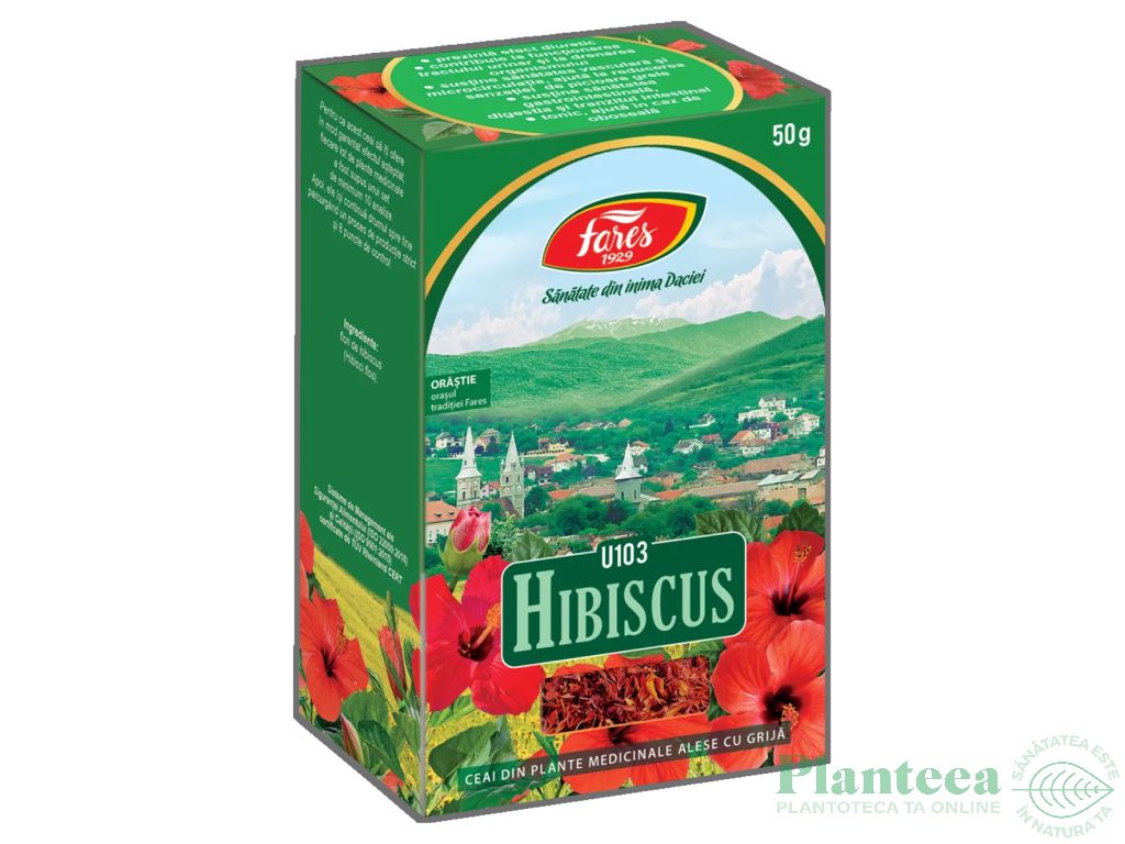 Ceai hibiscus 50g - FARES