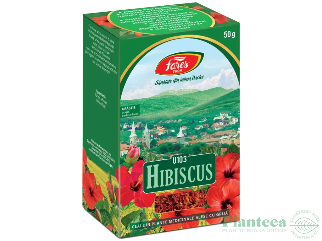 Ceai hibiscus 50g - FARES