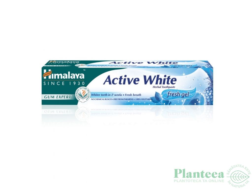 Pasta dinti fresh gel Active White 75ml - HIMALAYA CARE