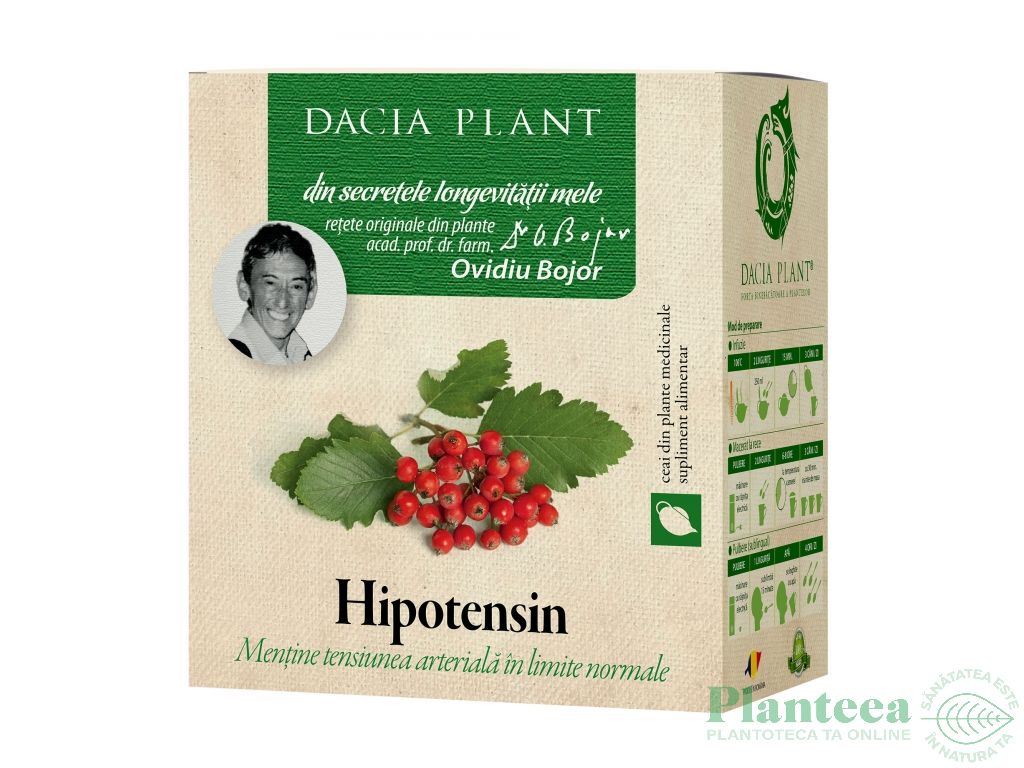 Ceai hipotensin 50g - DACIA PLANT