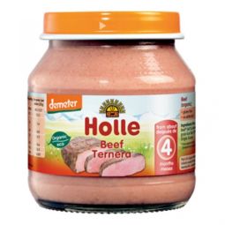 Piure carne vita orez bebe +4luni eco 125g - HOLLE