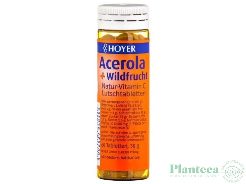 Acerola fructe padure eco 60cps - HOYER