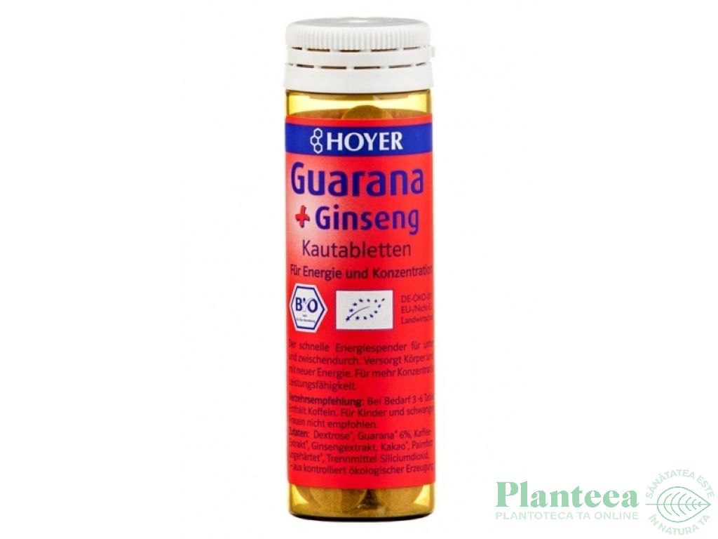 Guarana ginseng eco 60cps - HOYER