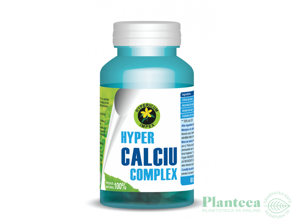 Hyper calciu complex 60cps - HYPERICUM PLANT
