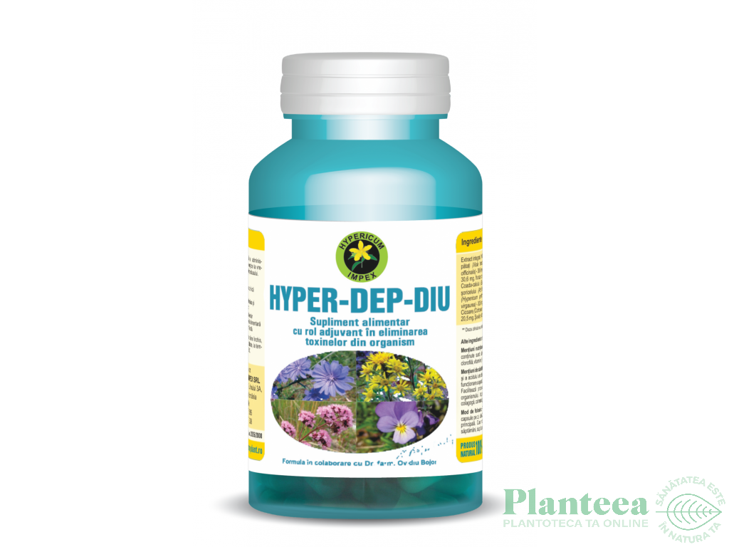 Hyper dep diu 60cps - HYPERICUM PLANT