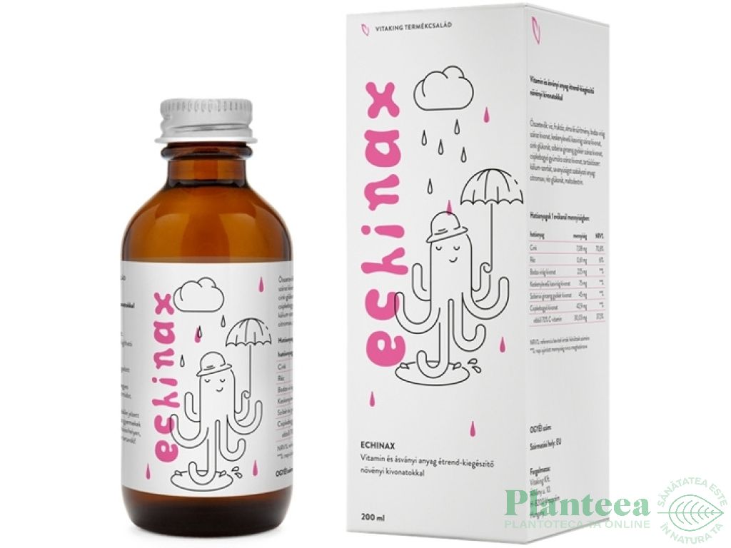 Sirop minerale plante Echinax 200ml - VITAKING