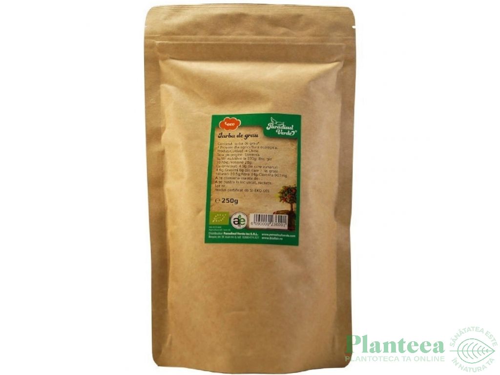 Pulbere iarba grau China S eco 250g - PARADISUL VERDE