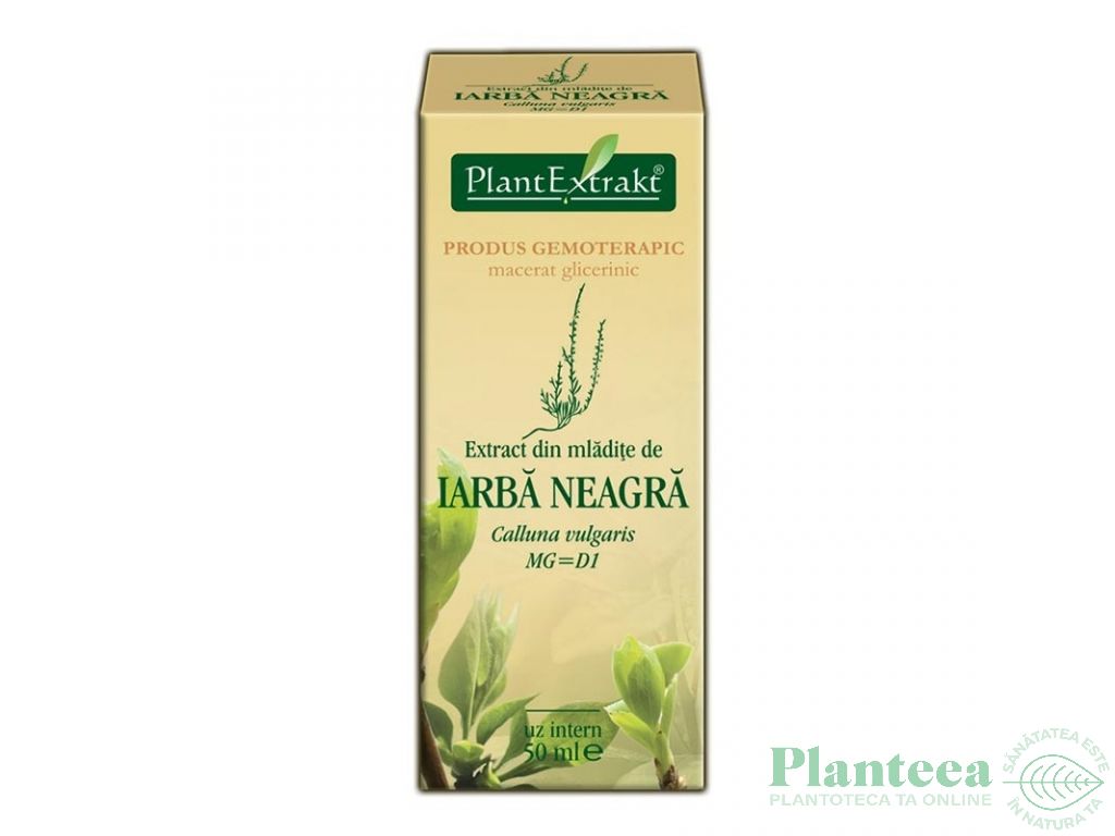 Gemoderivat iarba neagra mladite 50ml - PLANTEXTRAKT