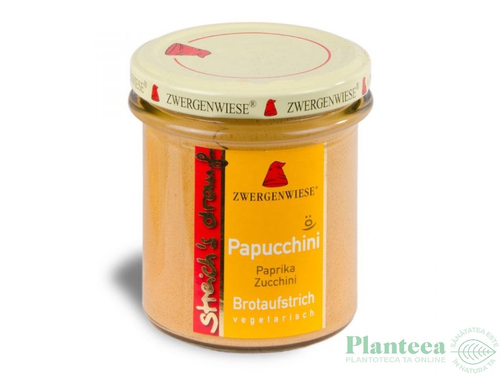 Crema tartinabila ardei zucchini Papucchini eco 160g - ZWERGENWIESE