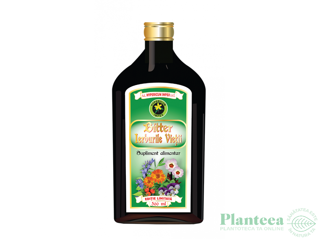 Bitter ierburile vietii 500ml - HYPERICUM PLANT