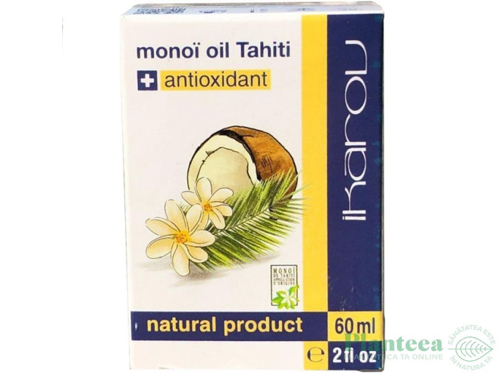 Ulei monoi tahiti antioxidant 60ml - IKAROV