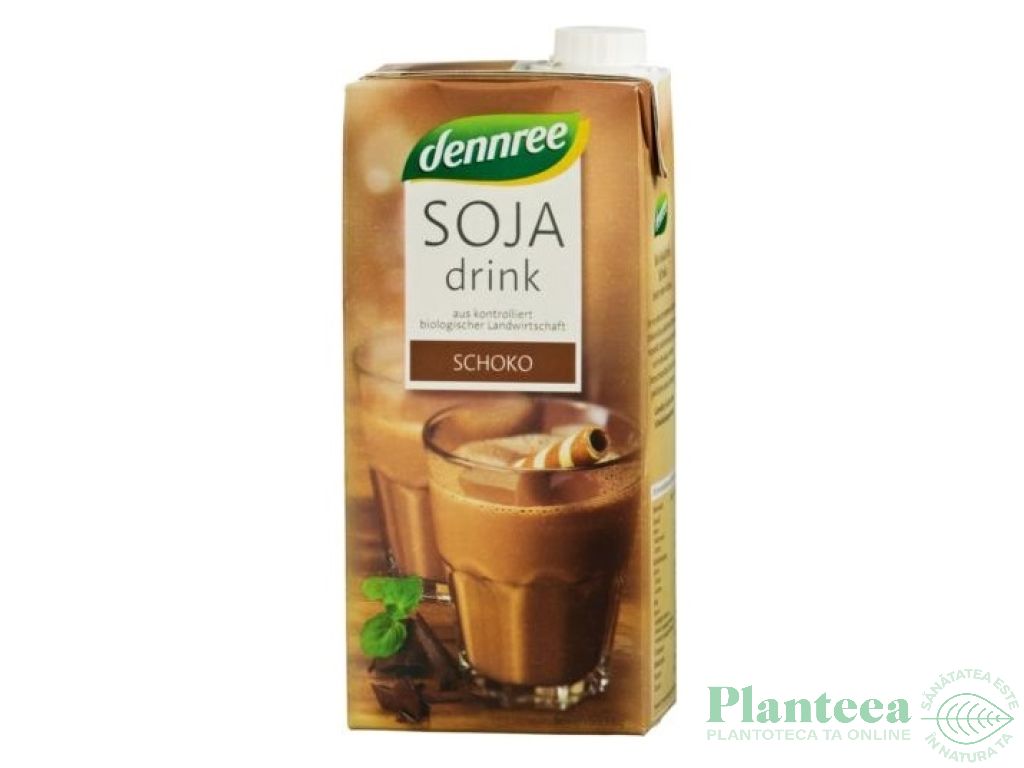 Lapte soia ciocolata eco 1L - DENNREE