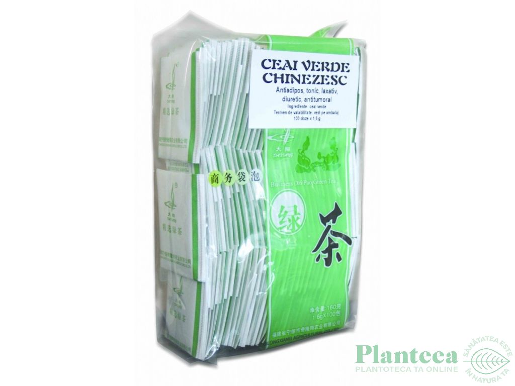 Ceai verde chinezesc 100dz - NATURALIA DIET