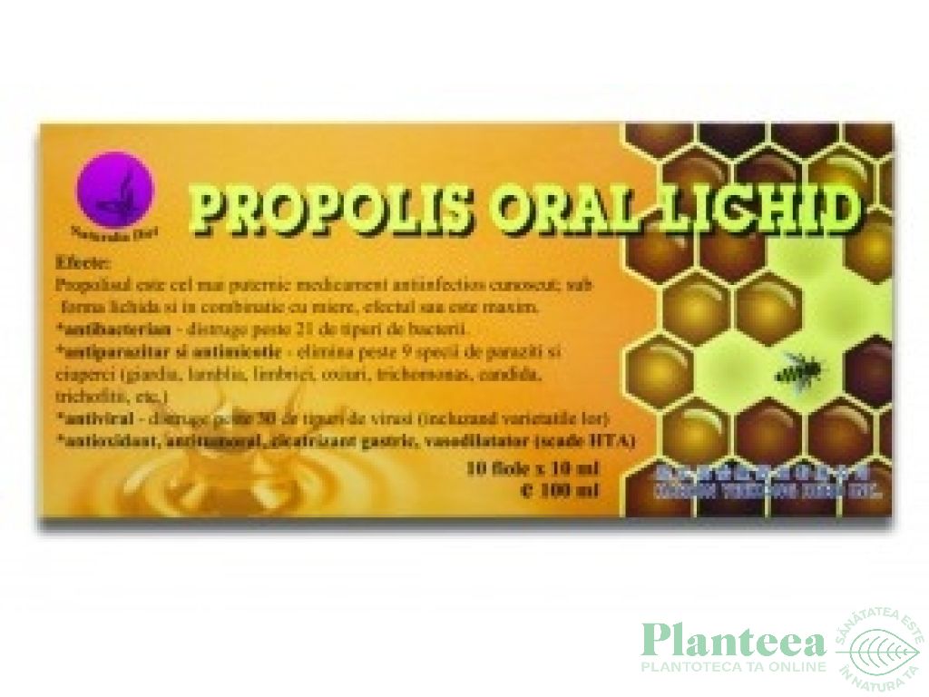 Propolis lichid 10fl - NATURALIA DIET