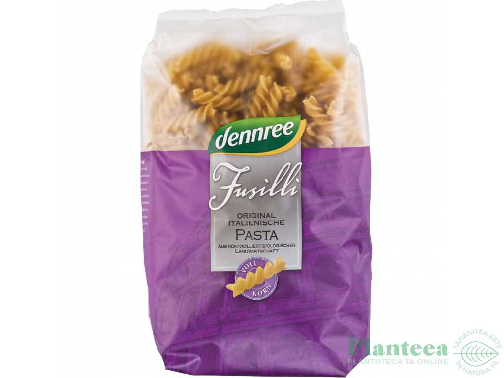 Paste fusilli grau integral eco 500g - DENNREE