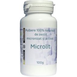 Zeolit micronizat activat pulbere Microlit 100g - AQUA NANO