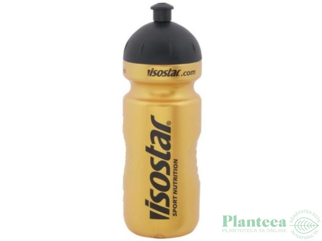 Bidon lichide auriu fitness 650ml - ISOSTAR