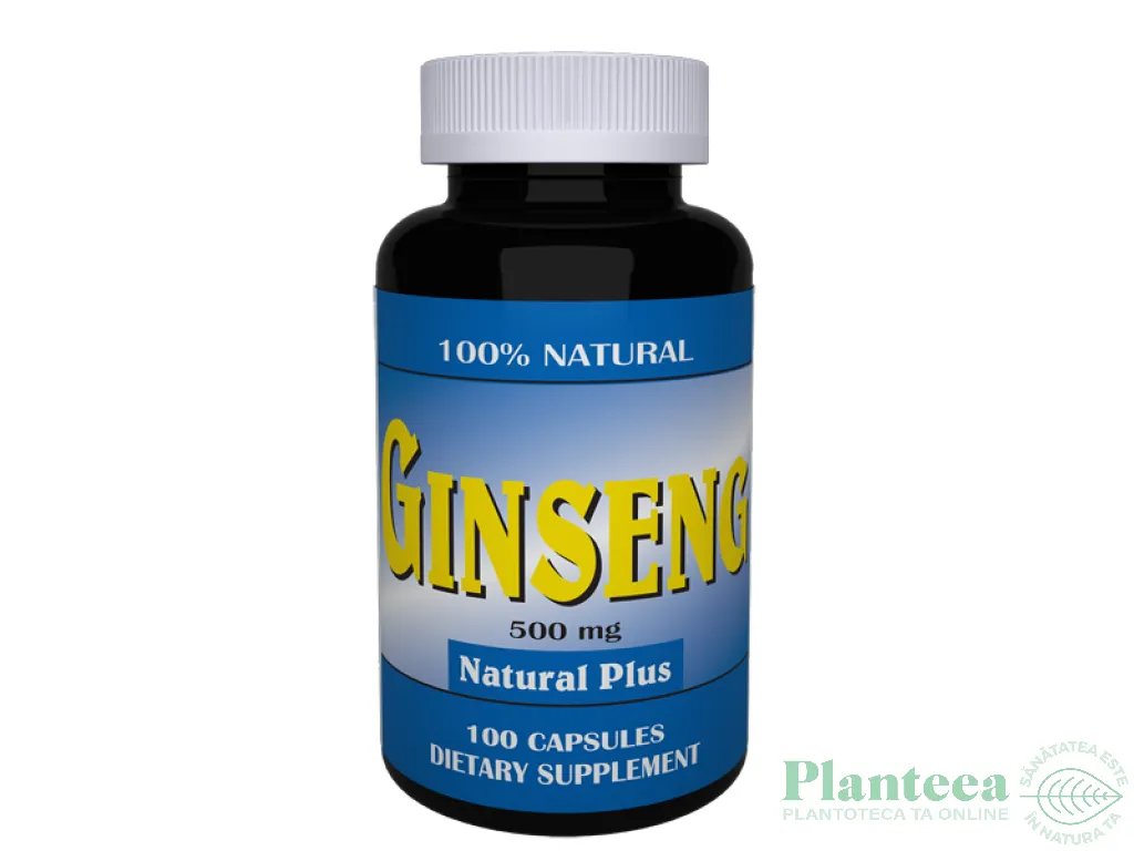 Ginseng korean 500mg 100cps - NATURAL PLUS