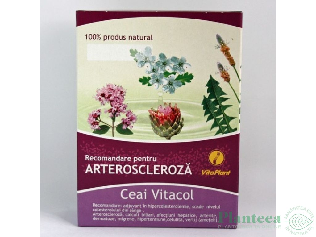 Ceai arteroscleroza[vitacol] 100g - VITAPLANT