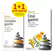 Pachet Complex gastric 30cp+Ceai gastric 20dz - ALEVIA