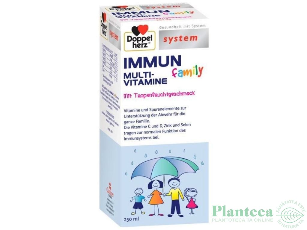 Sirop multivitamine Immun Family 250ml - DOPPEL HERZ