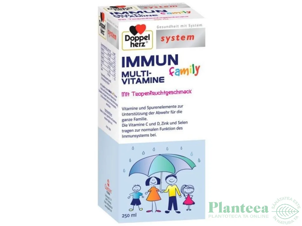 Sirop multivitamine Immun Family 250ml - DOPPEL HERZ