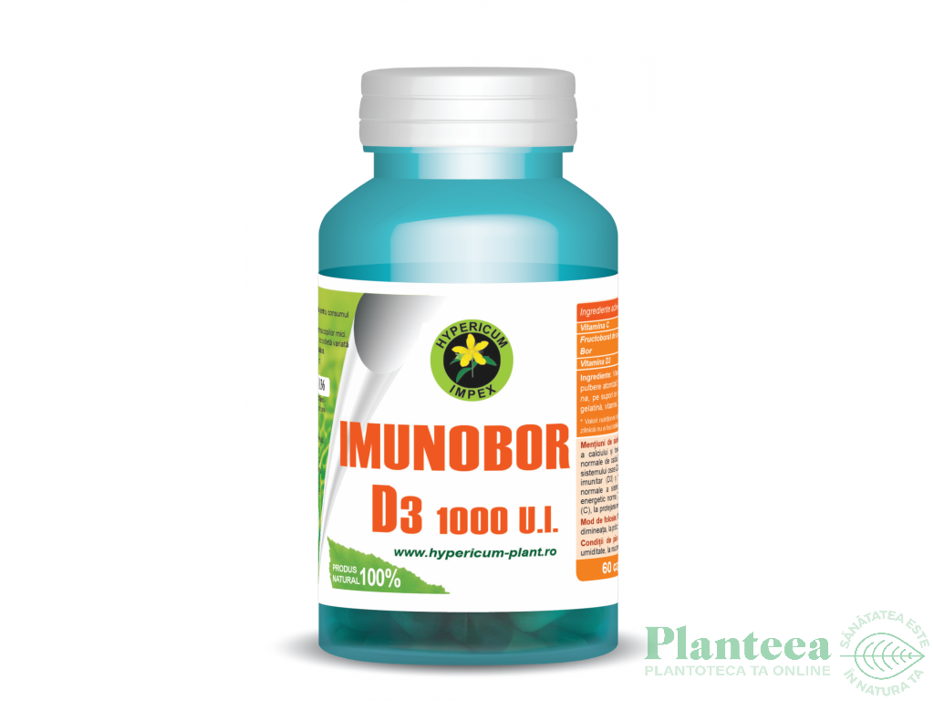 Imunobor D3 1000mg 60cps - HYPERICUM PLANT