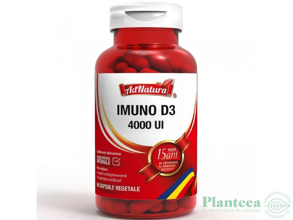 Imuno D3 4000ui 60cps - ADNATURA