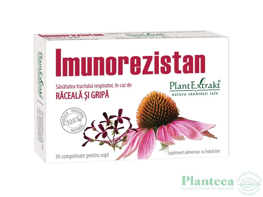Imunorezistan raceala gripa 30cp - PLANTEXTRAKT