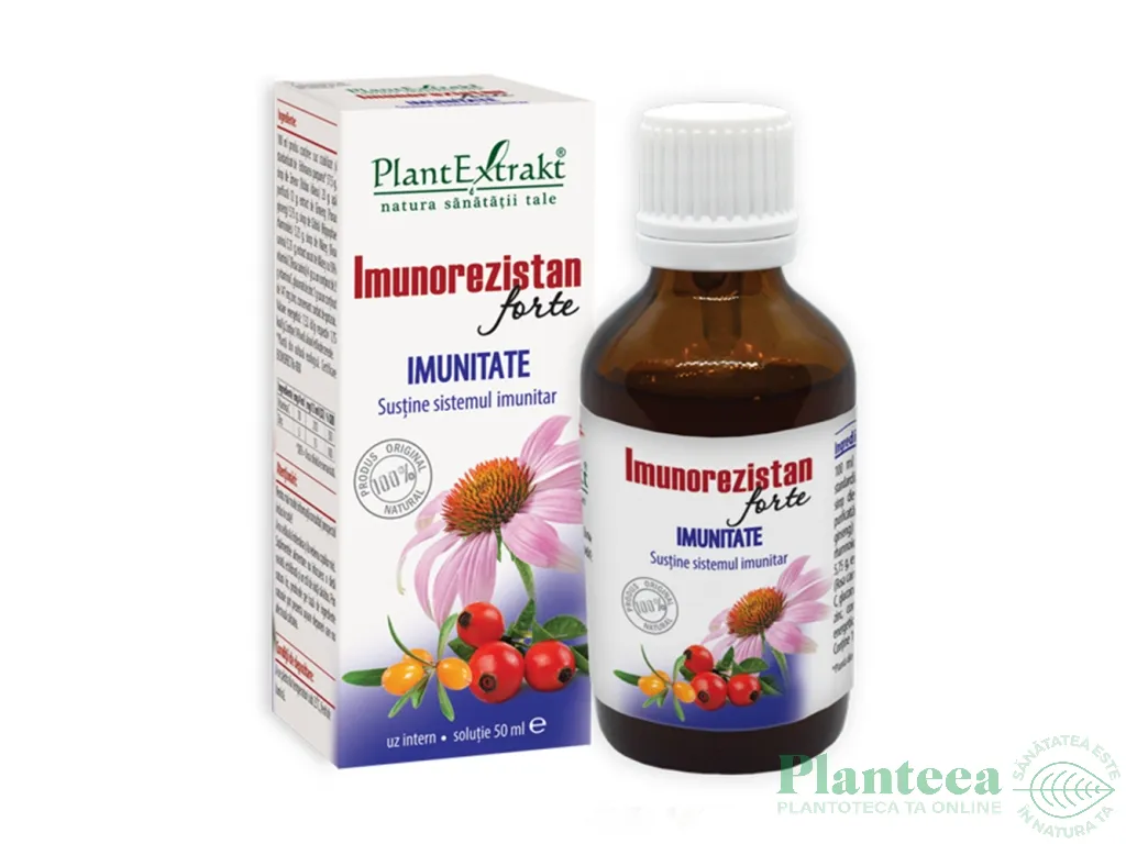 Tinctura imunitate Imunorezistan forte 50ml - PLANTEXTRAKT