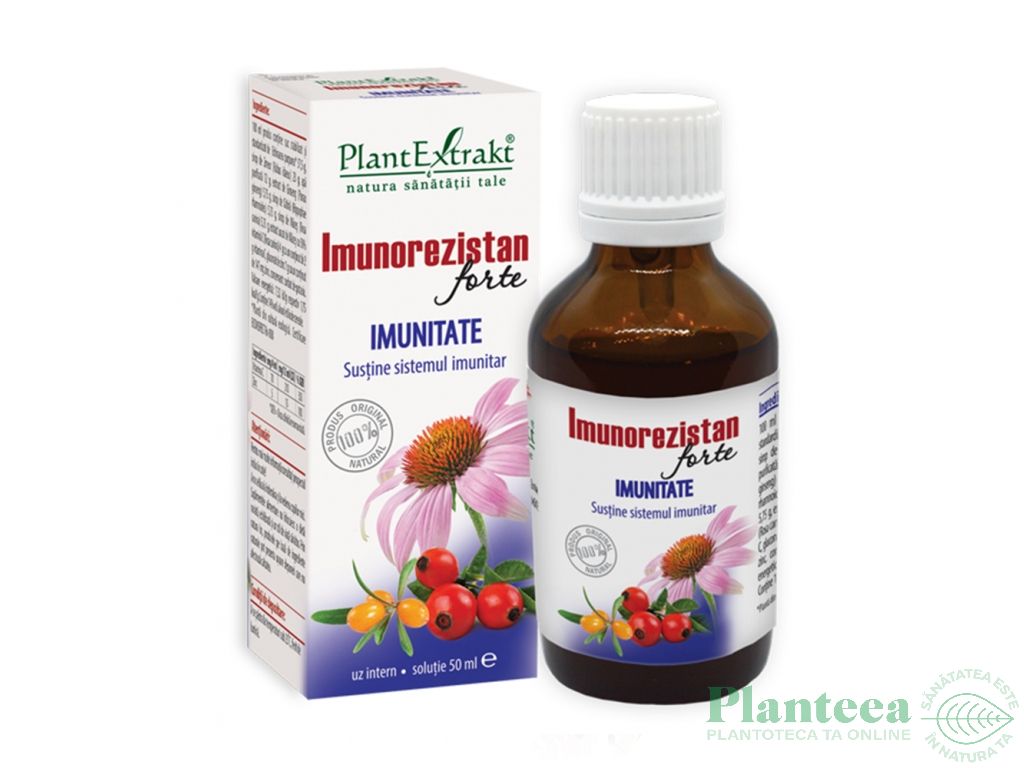 Tinctura imunitate Imunorezistan forte 50ml - PLANTEXTRAKT