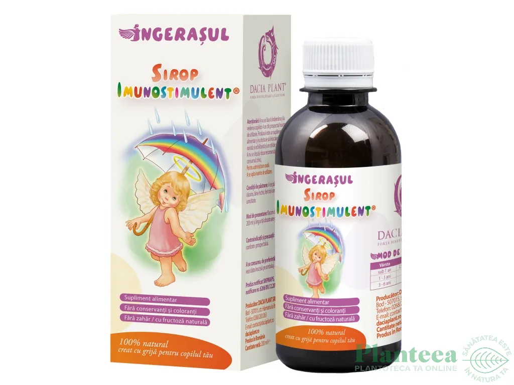 Sirop imunostimulent Ingerasul 200ml - DACIA PLANT