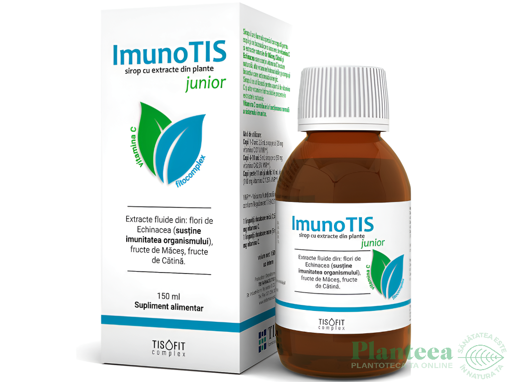 Sirop fitocomplex ImunoTis junior TisoFit 150ml - TIS