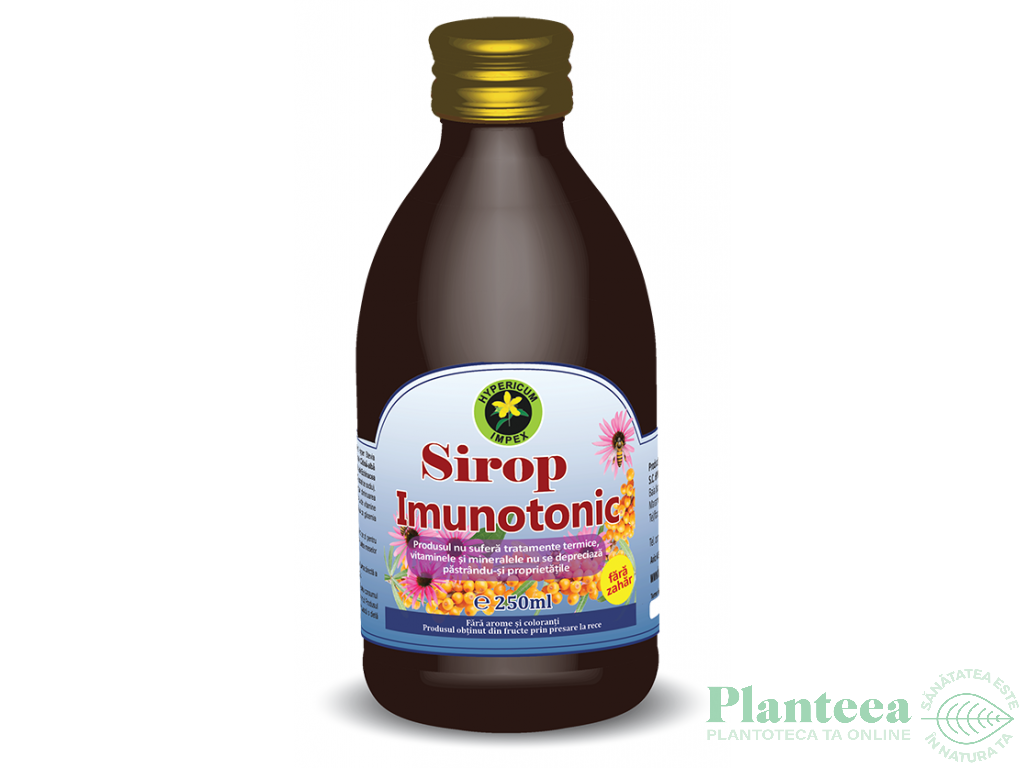Sirop Imunotonic stevie fara zahar 250ml - HYPERICUM PLANT