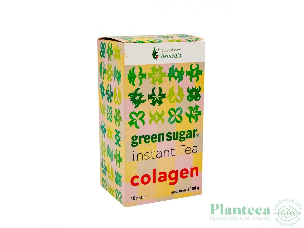 Ceai verde instant colagen 10dz - GREEN SUGAR