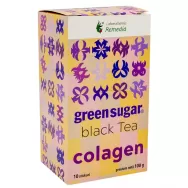 Ceai negru instant colagen 10dz - GREEN SUGAR