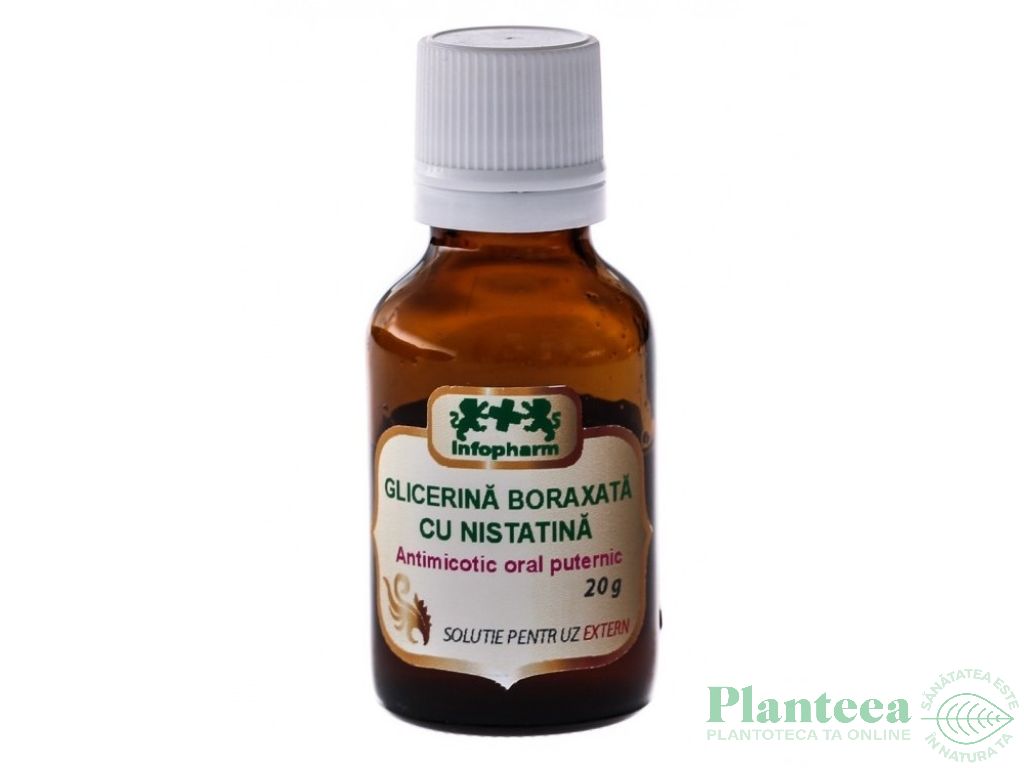 Glicerina boraxata nistatina 20g - INFOPHARM