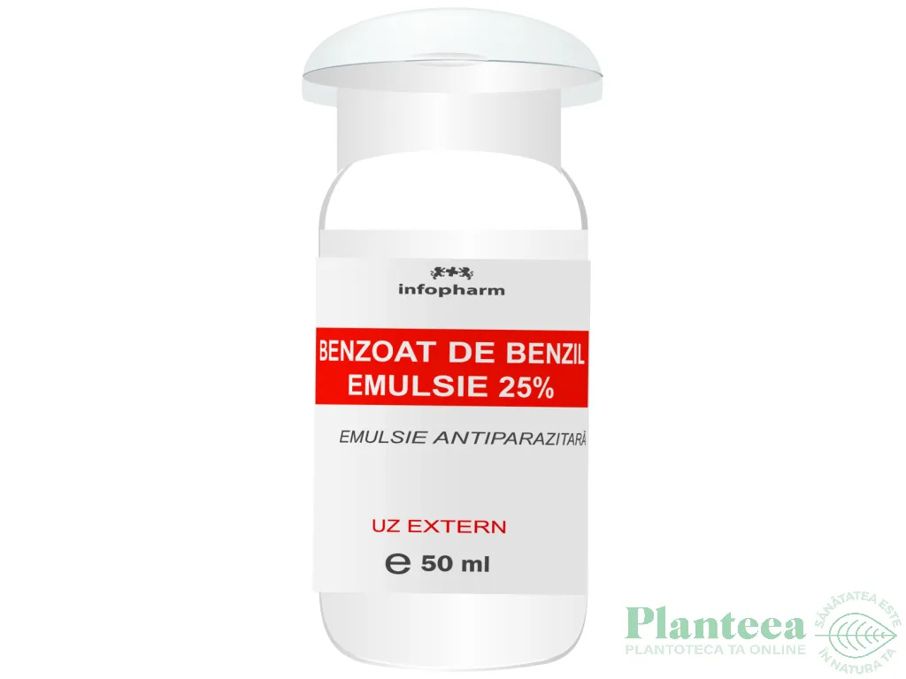 Emulsie benzoat de benzil 25% 50ml - INFOPHARM
