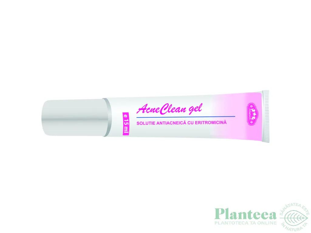 Gel antiacneic eritromicina AcneClean 15ml - INFOPHARM