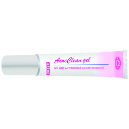 Gel antiacneic eritromicina AcneClean 15ml - INFOPHARM
