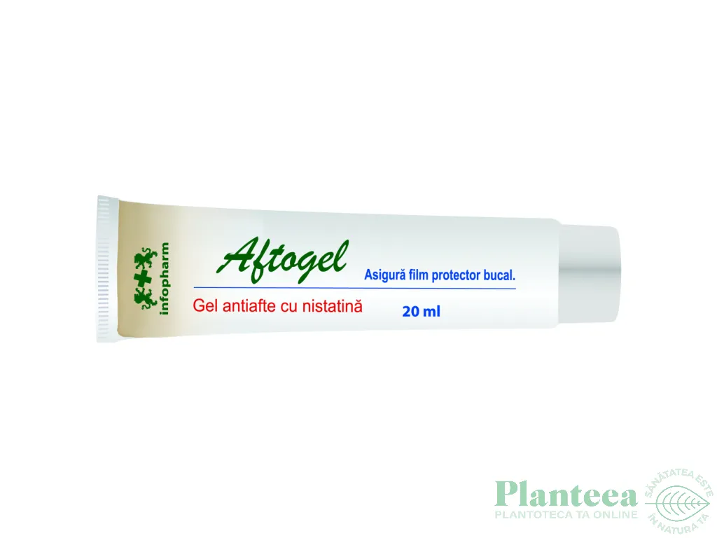 Gel afte bucale nistatina AftoGel 15ml - INFOPHARM
